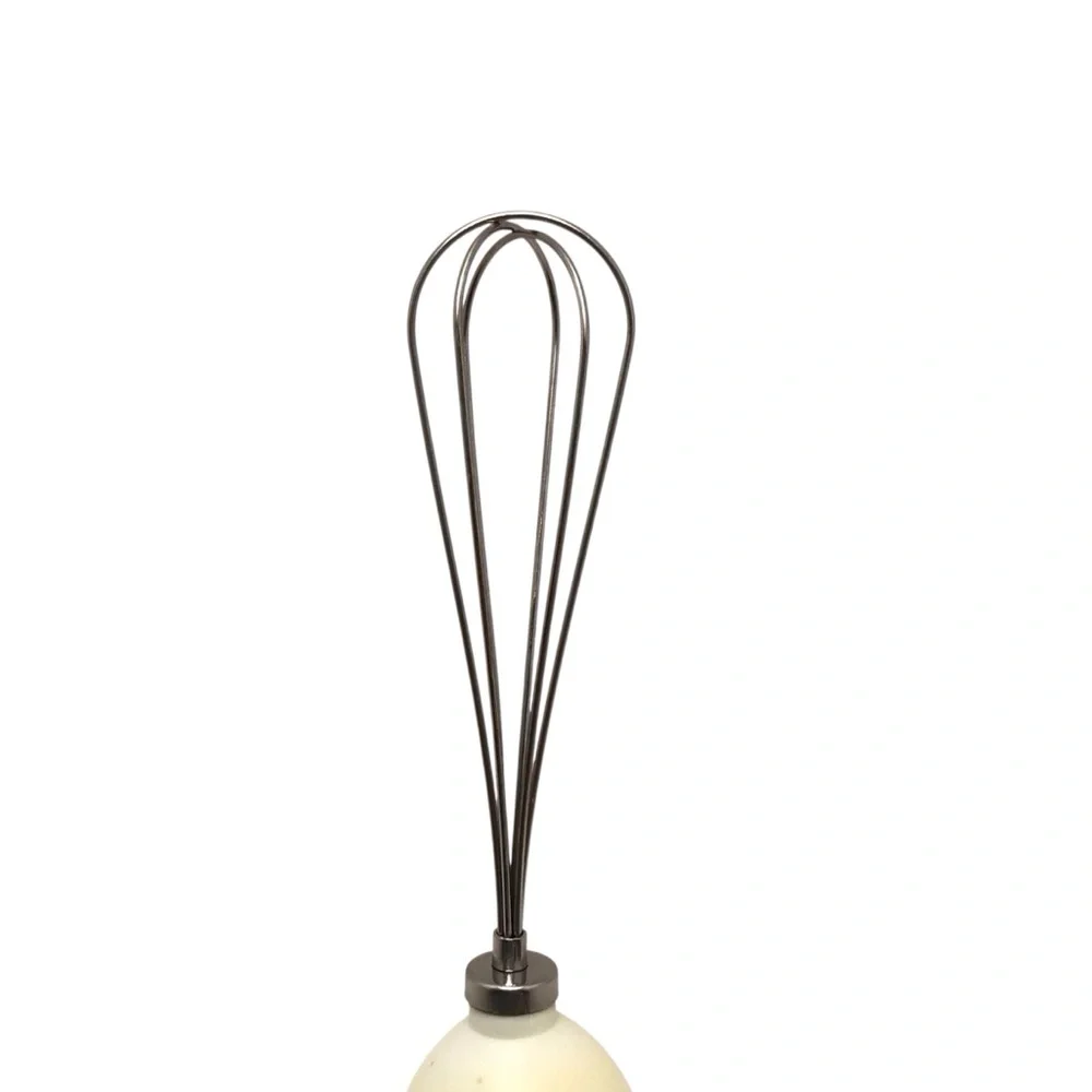 Vintage Mini Egg Whisk Chick Handle 6.5” Stainless Steel Cute Kitchen